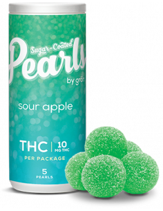 Pearls Sour Apple THC Gummies