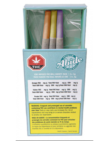 Abide - CBG Multipack Pre-Rolls (3 x...